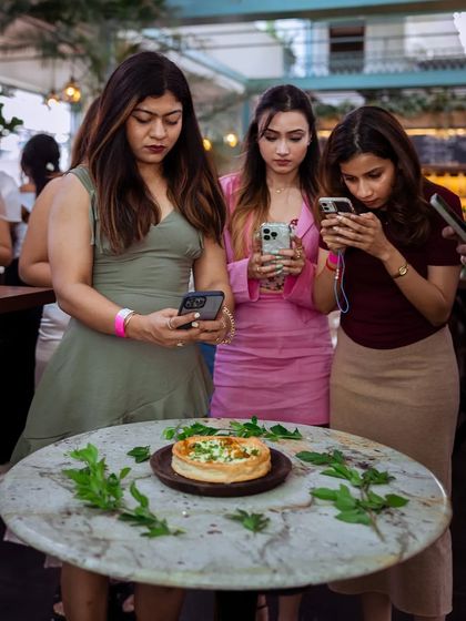 Our guests can't resist capturing the beauty of a Puffizza before they dig in. It's a dish made for sharing, both in person and online.
