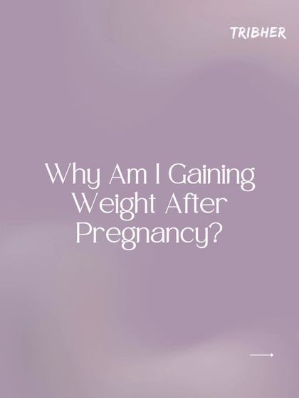 This is the cover for our series on postpartum weight gain. It directly addresses a common question and pain point for new mothers, inviting them to learn more.