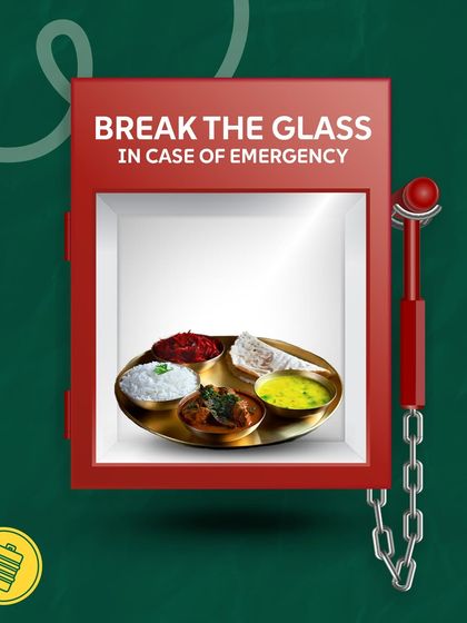 Break the glass in case of emergency. And by emergency, I mean a serious craving for home-cooked food.