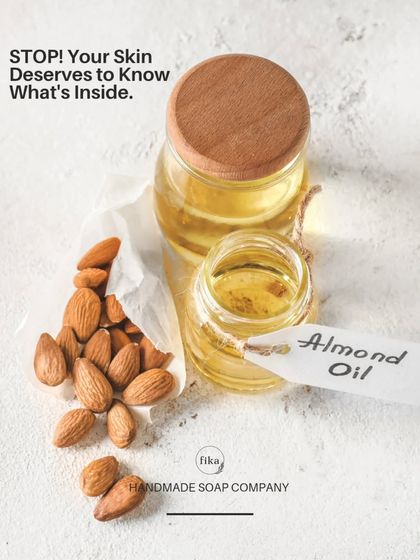 Stop. Your skin deserves to know what's inside. I believe in transparency, which is why I focus on pure, natural ingredients like this cold-pressed almond oil. No fillers, no harsh chemicals, just pure goodness.