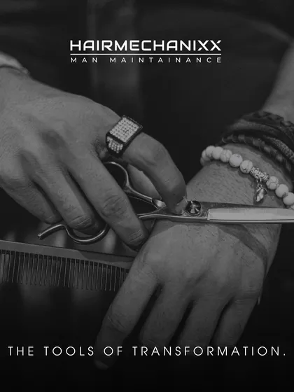 The tools of transformation. In the right hands, a comb and scissors can completely redefine your style and confidence.