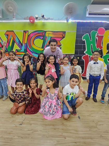 Another happy group of our youngest students, ready to take on any dance challenge. It's amazing to see their progress and enthusiasm every week.