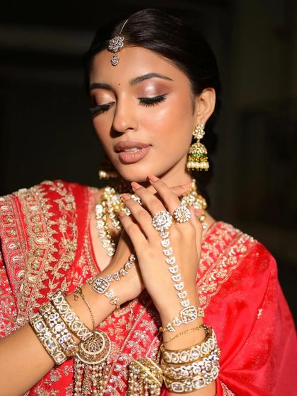 Timeless Red Lehenga Brides photo 63