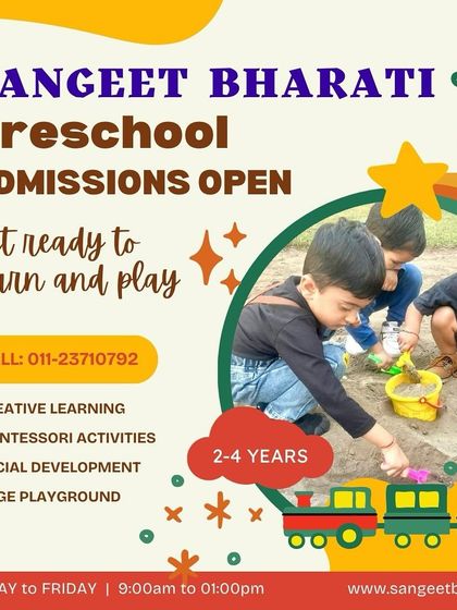 Get ready to learn and play! Our preschool offers creative learning, Montessori-inspired activities, and social development, all within a nurturing environment with a huge playground.