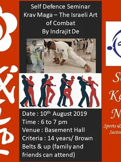 To provide a comprehensive self-defense education, I often host guest instructors. This poster announces a seminar on Krav Maga, the Israeli art of combat, which offers a different but complementary perspective on practical self-protection.