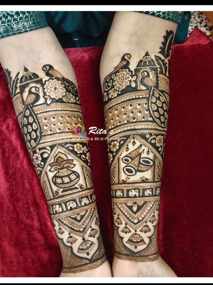 Full Bridal Mehendi (Hands & Feet) photo 7