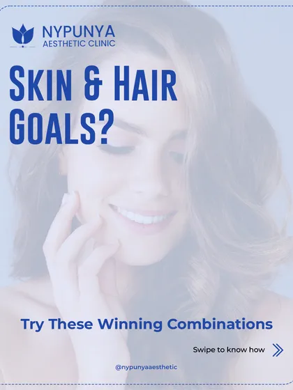 Did you know you can combine skin and hair treatments for better results? Pairing treatments like microneedling with PRP for hair can supercharge your outcomes.