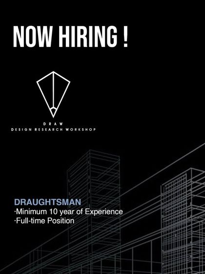 DRAW Design Research Workshop in Gurugram is hiring a Draughtsman.