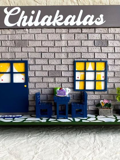 Neetikriti - Hand-Painted Home Decor & Personalized Gifts Miniature Diorama Nameplates photo 3