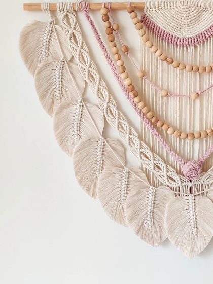 Shikha Agarwal - Custom Macrame & Crochet Home Decor Large Statement Wall Hangings photo 71