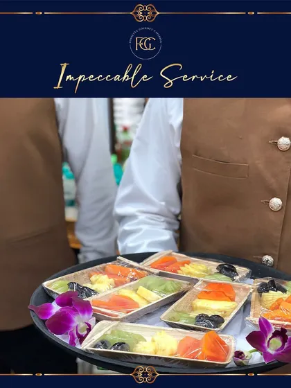 For a lighter, healthier option, we offer pre-portioned fresh fruit platters. Each is carefully wrapped for hygiene and convenience, showcasing our impeccable service standards.