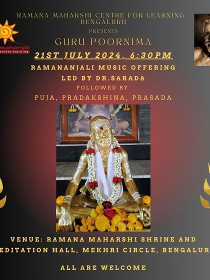 Ramana Maharshi Centre for Learning - Spiritual & Cultural Events Special Commemorations & Gatherings photo 5