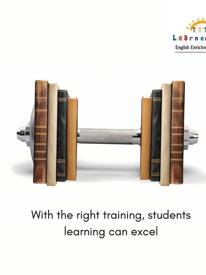 Just like building physical strength requires the right training, excelling in English does too. This image represents how our structured and supportive training methods build mental muscle. We provide the right environment for students to strengthen their language skills and achieve excellence.