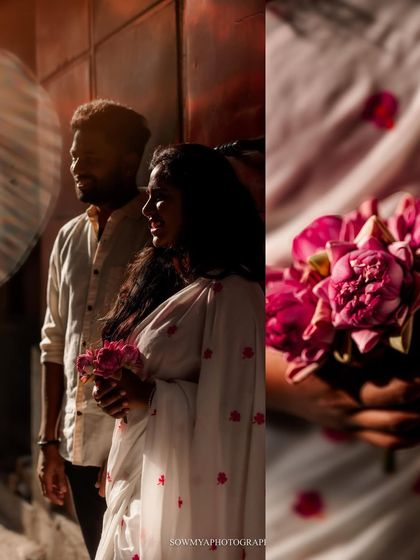 🪷LOTUS🪷 In the heart of Bengaluru’s old streets, we found the perfect backdrop to weave a love story for these two lovely people.