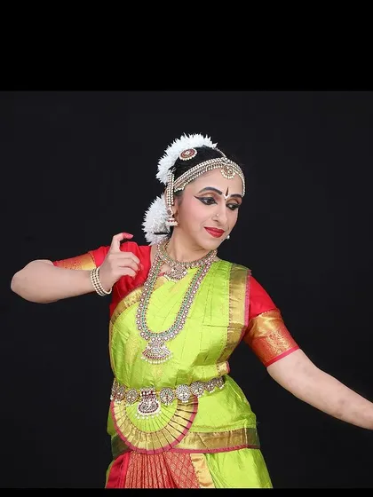 Finding strength and serenity in the art of Bharatanatyam. This photo captures the internal focus and calm that a dancer cultivates through practice.