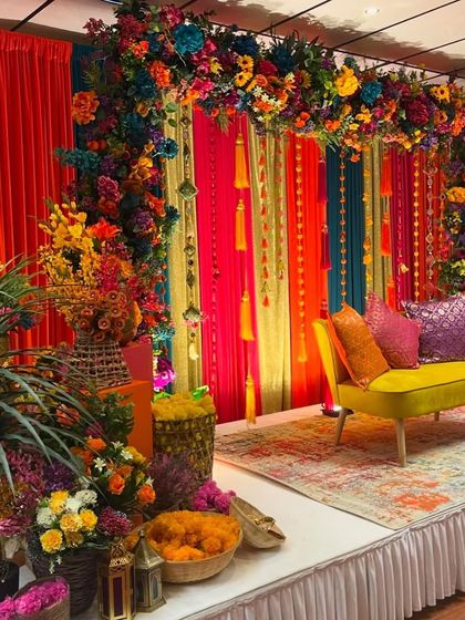 Nirvana Event and Decor - Wedding Planning & Thematic Decoration Vibrant Haldi & Mehendi Ceremonies photo 50
