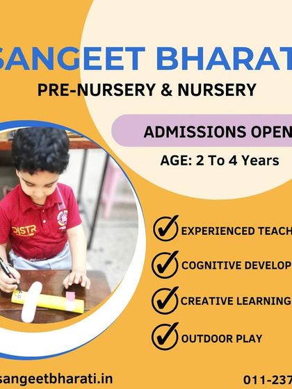 We offer a balanced curriculum with play-based activities for all-round skill development. Our programs for cognitive development and creative learning are guided by experienced teachers.