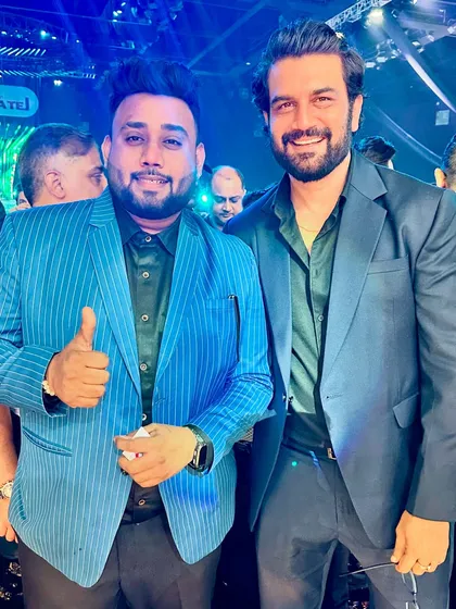With my favorite actor and Marathi superstar, Sharad Kelkar. His screen presence is unmatched.