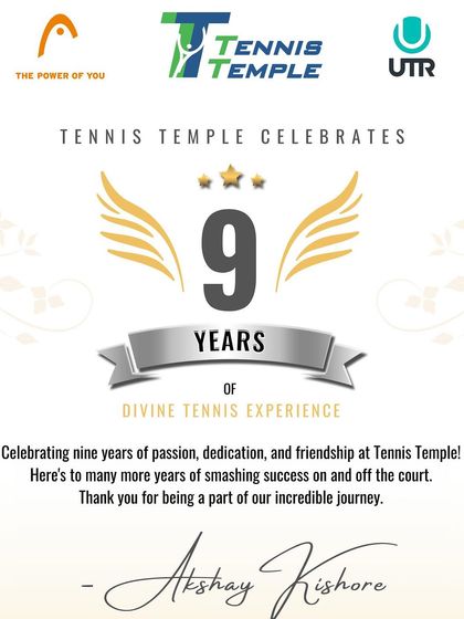 Tennis Temple - Tennis Camps Announcements & Milestones photo 3