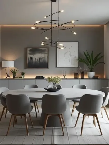 Lxm Interior - Living & Dining Room Design Elegant Dining Spaces photo 9