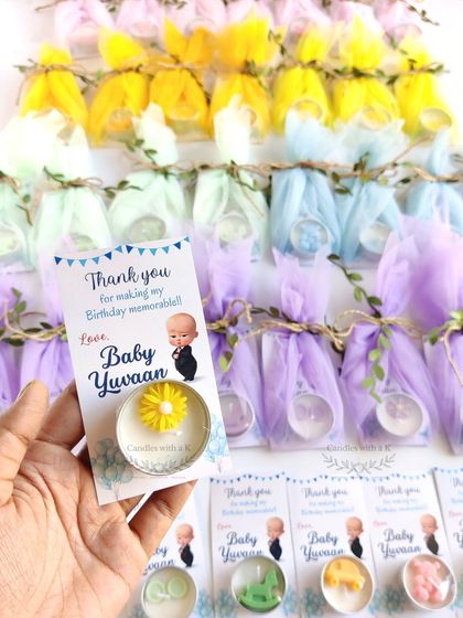 Candles with a K - Personalized Gifting for Events For Baby Showers, Birthdays & Naming Ceremonies photo 97