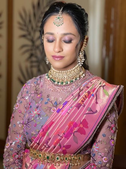 Shwetha Mahadev - Makeup Artistry Training Modern Reception & Sangeet Glam photo 14
