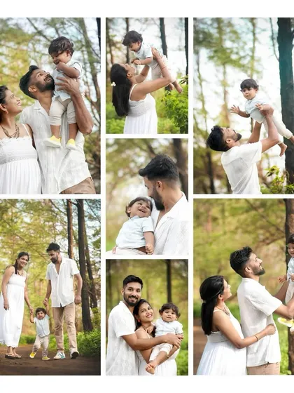 Family photos are about capturing your connection. This outdoor family photoshoot in a lush green park shows the fun and natural interactions I aim for. From walking together to being thrown in the air, these are the memories that last.
