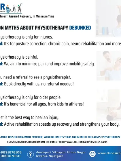 There are many myths about physiotherapy. This guide debunks common misconceptions, explaining that our work goes far beyond injuries to include chronic pain, neuro-rehab, and posture correction for all ages.