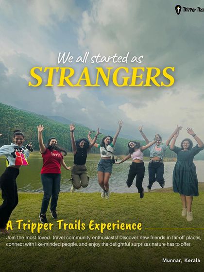 We all started as strangers on this trip to Munnar, but left as friends. There's something about jumping for a group photo in a beautiful location that brings everyone together.