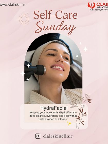 Make your self-care count. A HydraFacial is the perfect way to wrap up your week, providing deep cleansing and hydration that leaves your skin feeling as good as it looks.