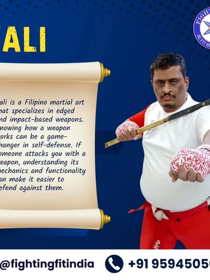 Kali is a Filipino martial art specializing in edged and impact weapons. Understanding how a weapon works is the first step to defending against one.