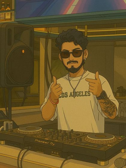 Another awesome illustration. This one has a classic anime feel and shows me ready to rock the party.