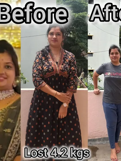 This is what happens when you focus on correct practice over unnecessary drills. This student achieved significant inch loss and lost 4.2 kgs by practicing traditional yoga, building strength and toning her body naturally.