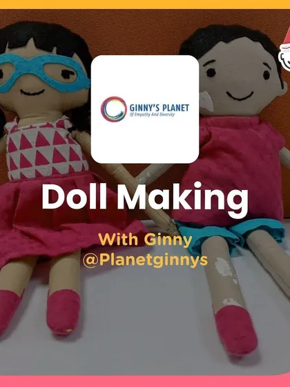 Another look at the inclusive Doll Making workshop at the taaburTOD Christmas festival.