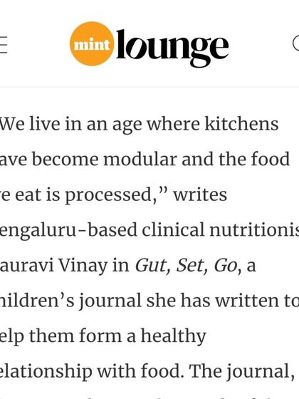 Gauravi Vinay - Personalized Clinical Nutrition Coaching Gut, Set, Go!: My Nutrition Journal for Kids photo 4