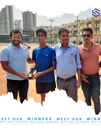 A proud moment for this young athlete, receiving his trophy alongside his mentors and family. We celebrate every individual achievement as a victory for the entire academy.