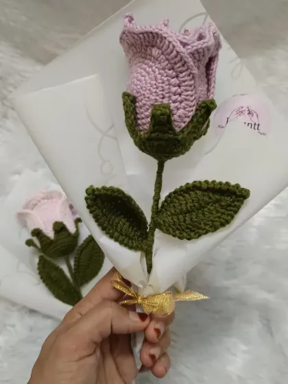 The lavender rose bouquet, another one from my Teacher's Day gift set.