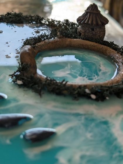 Studio Chhavi - Custom Art & Decor Commissions Ocean-Inspired Resin Art photo 9