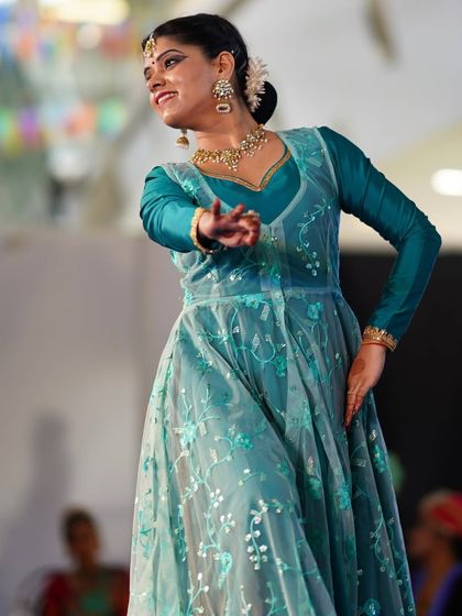 A dynamic pose captured during my show in Navi Mumbai. My solo performances are designed to be energetic and engaging, holding the audience's attention from start to finish.