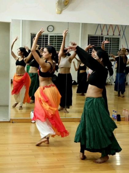 More action from our Indian Fusion Weekender, highlighting the dynamic movements of our unique format.