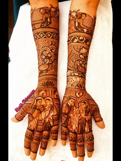 Shaik Tabassum - Destination Wedding Mehendi Storytelling Mehendi: Your Love Story on Your Hands photo 17