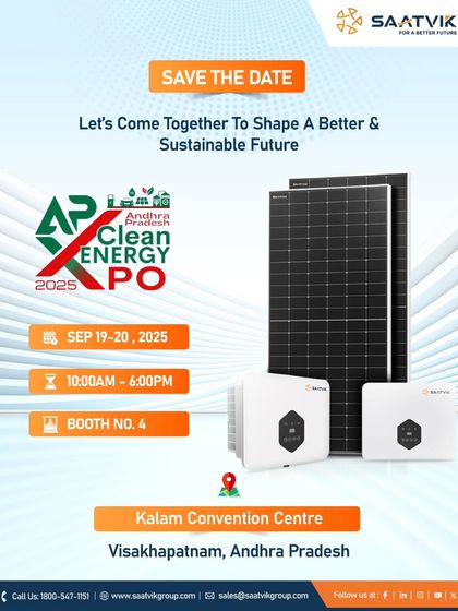 Announcing our participation in the AP Clean Energy Expo 2025. We invited industry stakeholders to join us to shape a better and sustainable future by exploring our next-gen solar modules and advanced inverters.