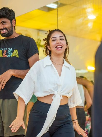 The face you make when the move finally clicks. The joy and laughter during these workshops are just as important as the technique.