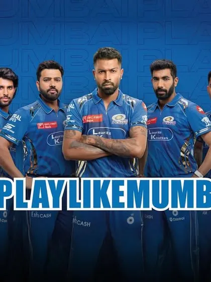 The official team photograph for the Mumbai Indians' 'Play Like Mumbai' campaign. Coordinating a group shoot with numerous high-profile athletes is a logistical challenge that my team and I are well-equipped to handle, delivering a powerful and unified image.