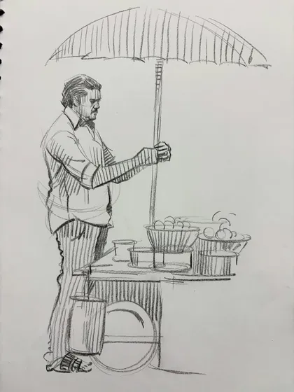 A collection of my figure drawing demonstrations from online classes and practice sessions. Each sketch is an opportunity to study the human form, capturing different poses, gestures, and scenes from daily life.
