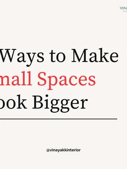 Here are 5 simple ways to make small spaces look bigger. Tips like using light colors, maximizing natural light, and choosing multi-functional furniture can transform a cramped room into an airy and open one.