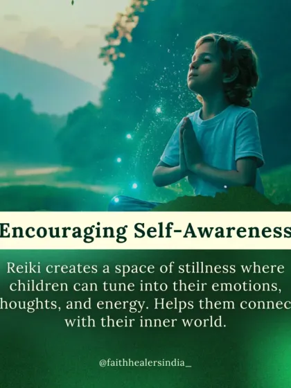 For children, Reiki creates a space of stillness where they can tune into their emotions and thoughts. It helps them connect with their inner world and encourages self-awareness.