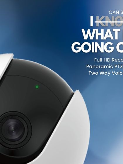 I help you know what is going on, not just see it. Our camera provides Full HD recording, a panoramic PTZ view, and a two-way voice call feature for complete awareness.