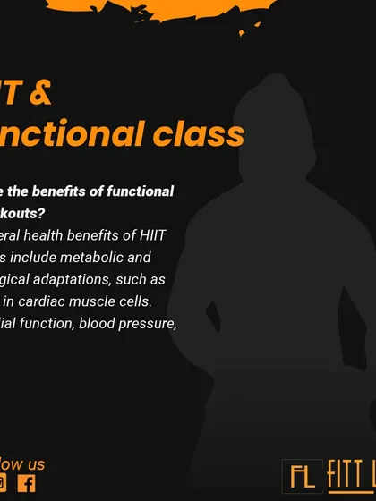 An informational graphic explaining the metabolic and physiological benefits of our functional HIIT workout programs.