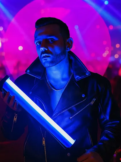 They call me the Vibe Curator, and this is me in my element. I'm not just behind the decks; I'm in the middle of the party, leading the charge and being the torchbearer for your good times.